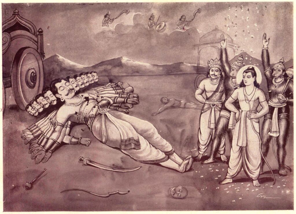 मिथिलामा आज रावण वध उत्सव